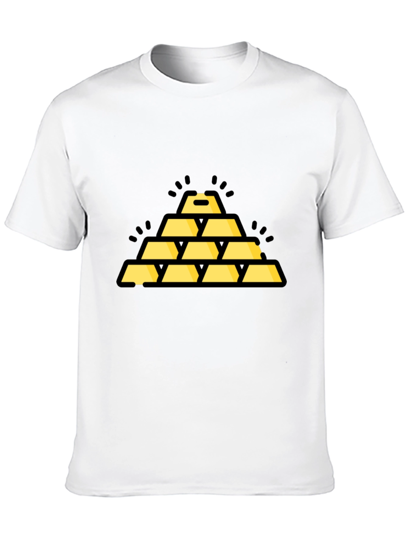 Gold Bar Stack Graphic Tee