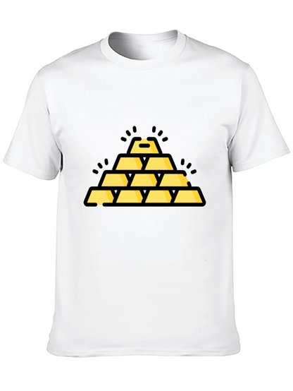 Gold Bar Stack Graphic Tee