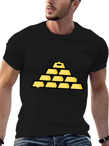 Gold Bar Stack Graphic Tee
