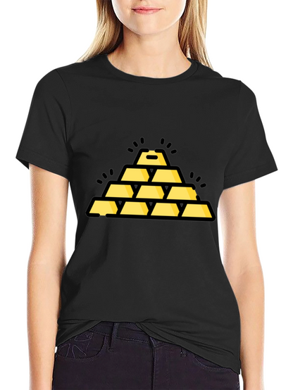 Gold Bar Stack Graphic Tee