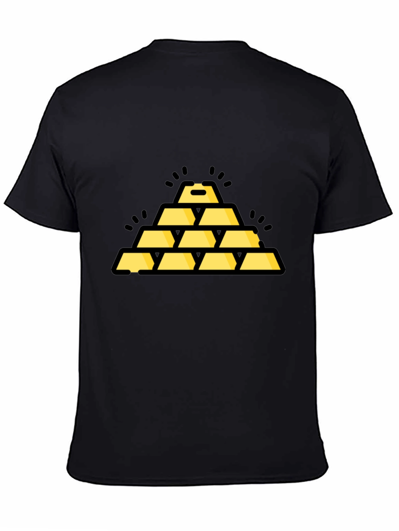 Gold Bar Stack Graphic Tee