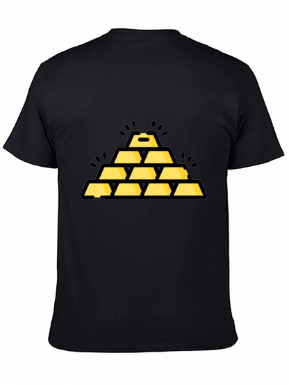 Gold Bar Stack Graphic Tee
