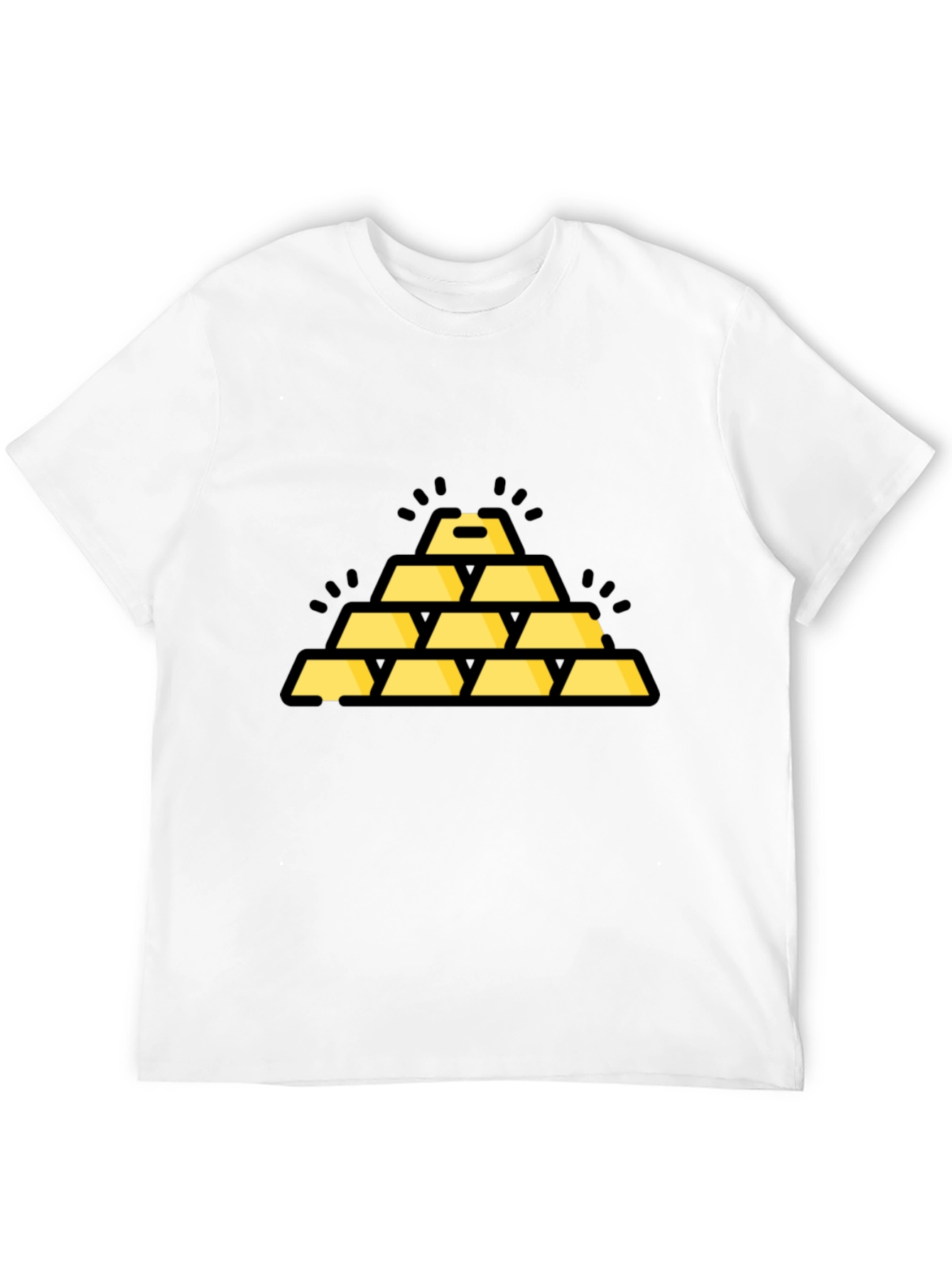 Gold Bar Stack Graphic Tee