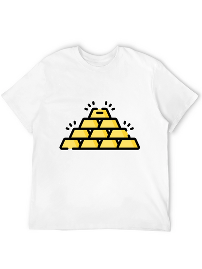 Gold Bar Stack Graphic Tee