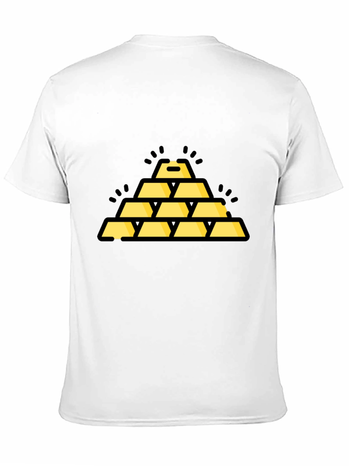 Gold Bar Stack Graphic Tee