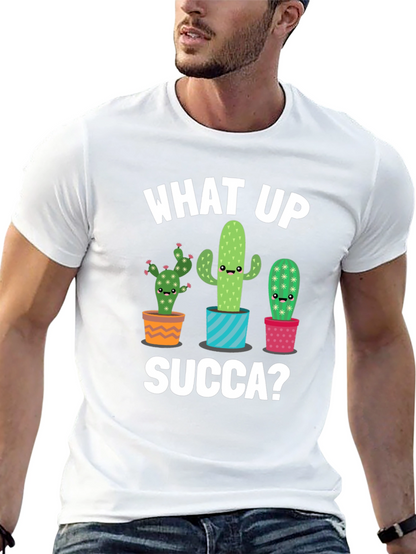 What Up Succa? Cactus Graphic Tee