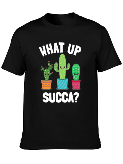 What Up Succa? Cactus Graphic Tee