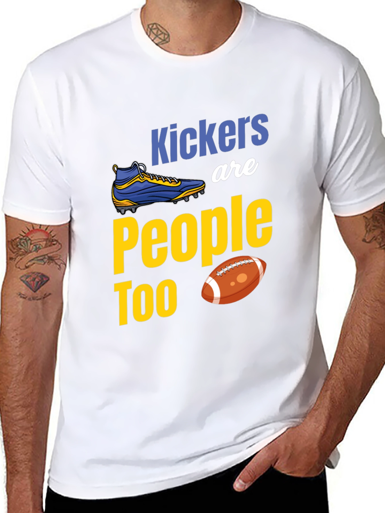 Kickers Are People Too Graphic T-Shirt