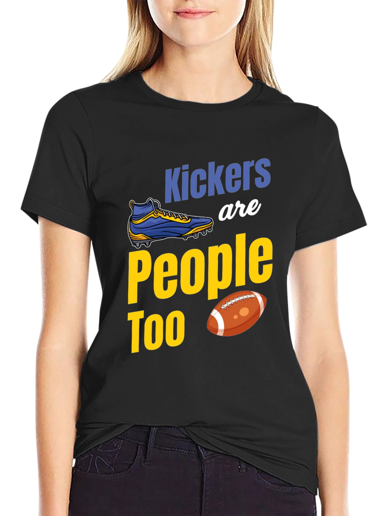 Kickers Are People Too Graphic T-Shirt