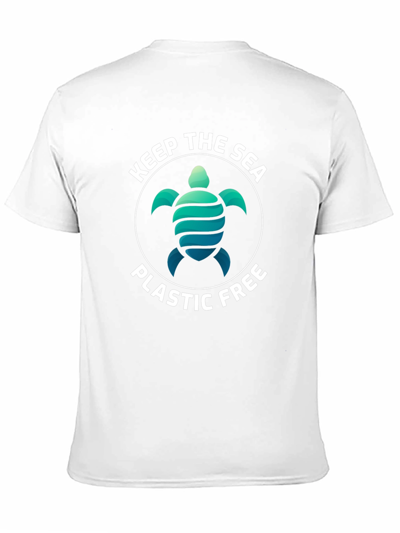 Keep The Sea Plastic Free Turtle Graphic Tee