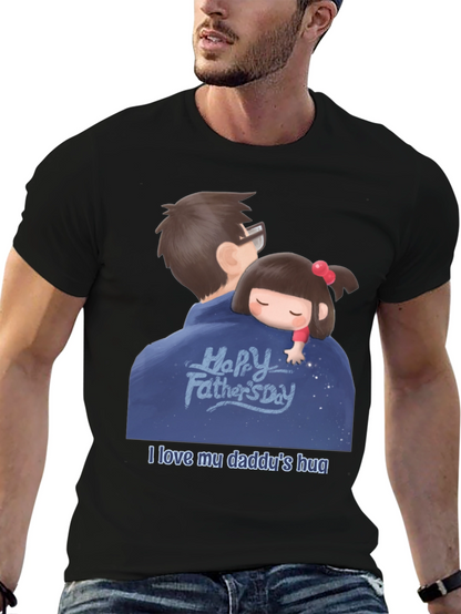 Happy Fathers Day Graphic Tee - Daddys Hug