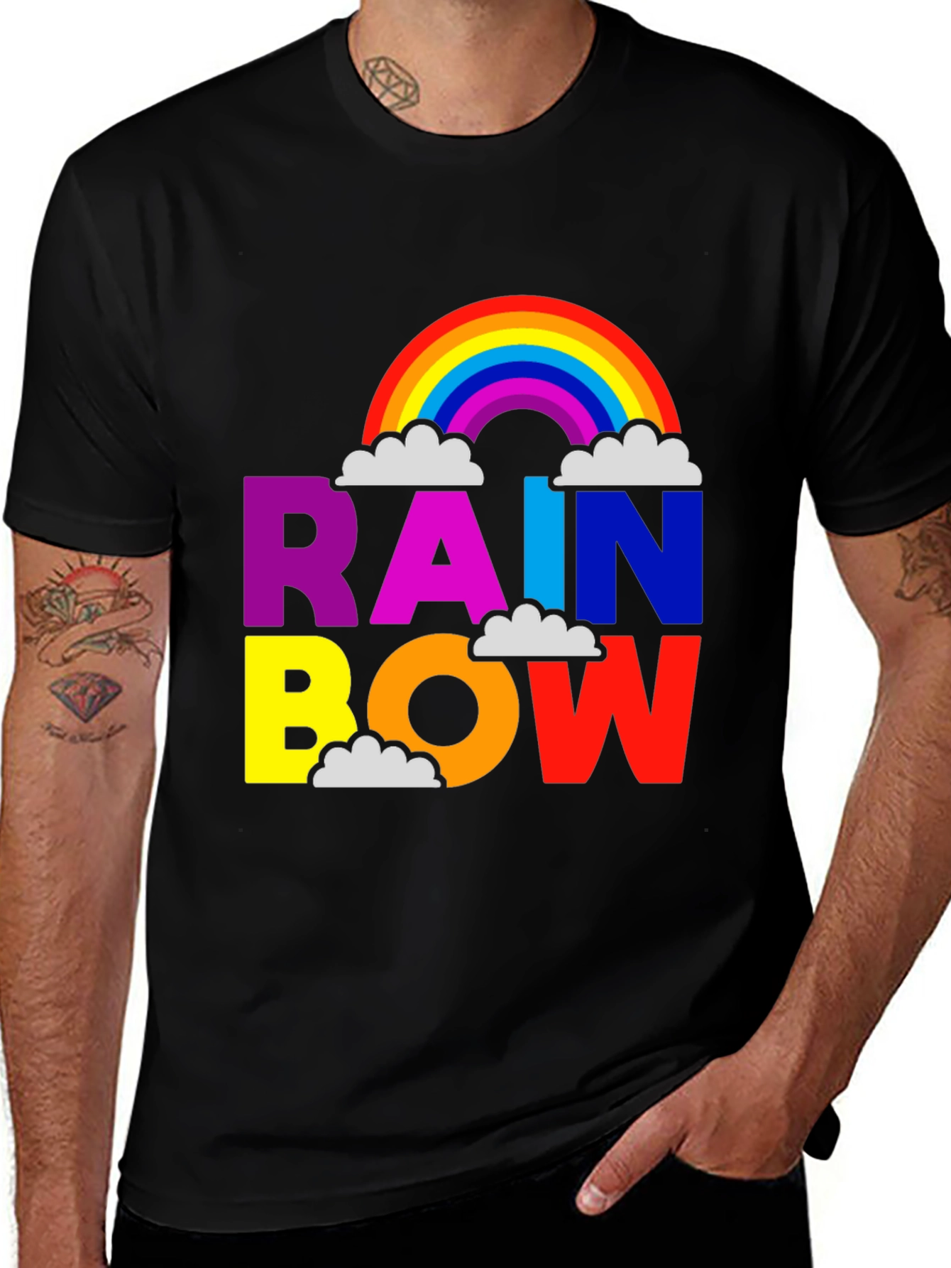 Rainbow Graphic T-Shirt
