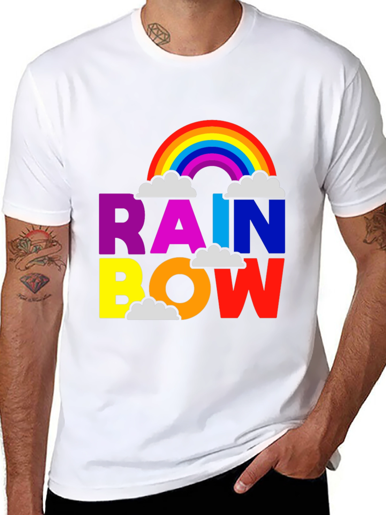 Rainbow Graphic T-Shirt