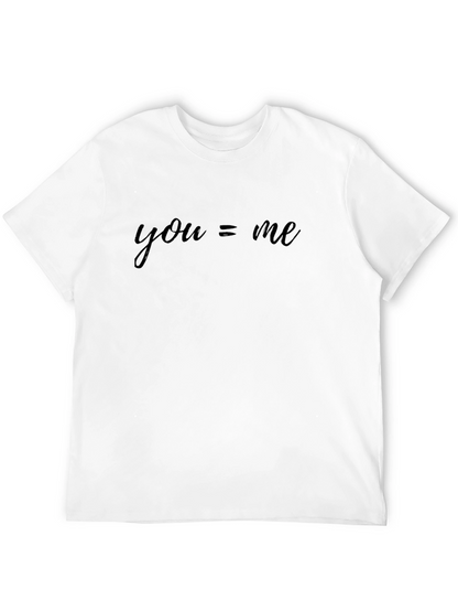 You = Me Black T-Shirt