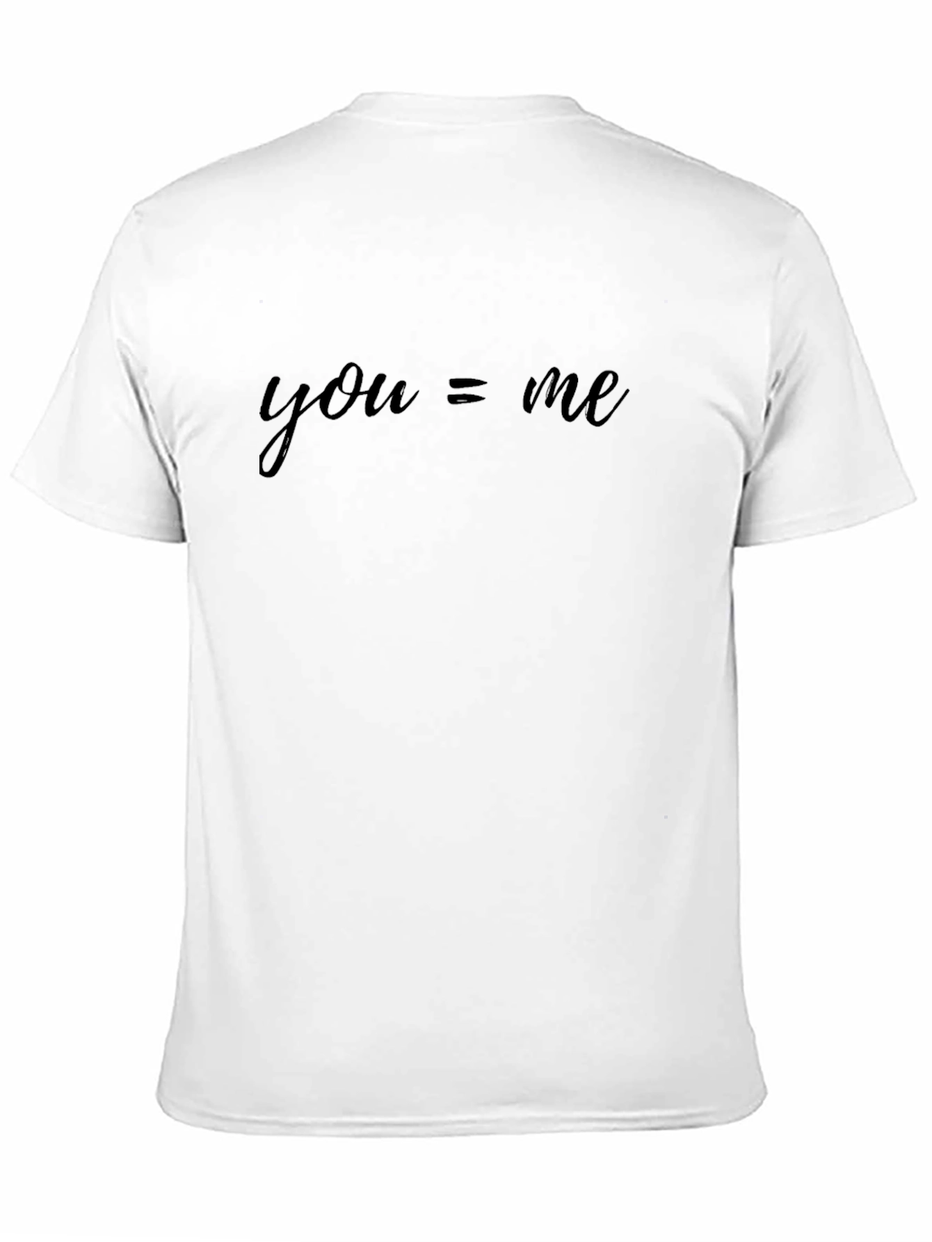 You = Me Black T-Shirt