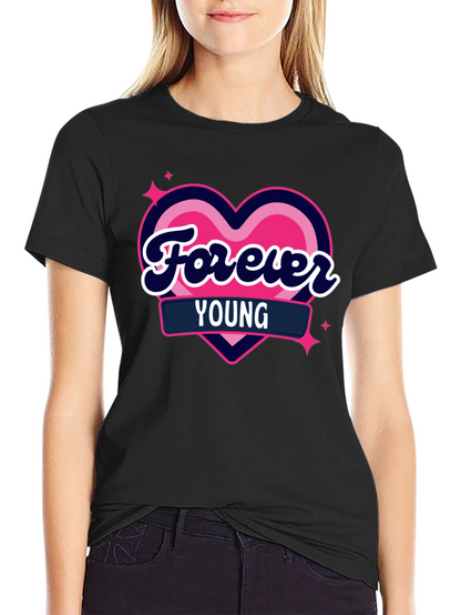 Forever Young Heart Graphic Tee