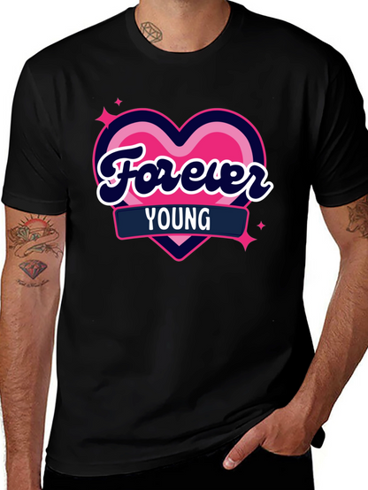 Forever Young Heart Graphic Tee