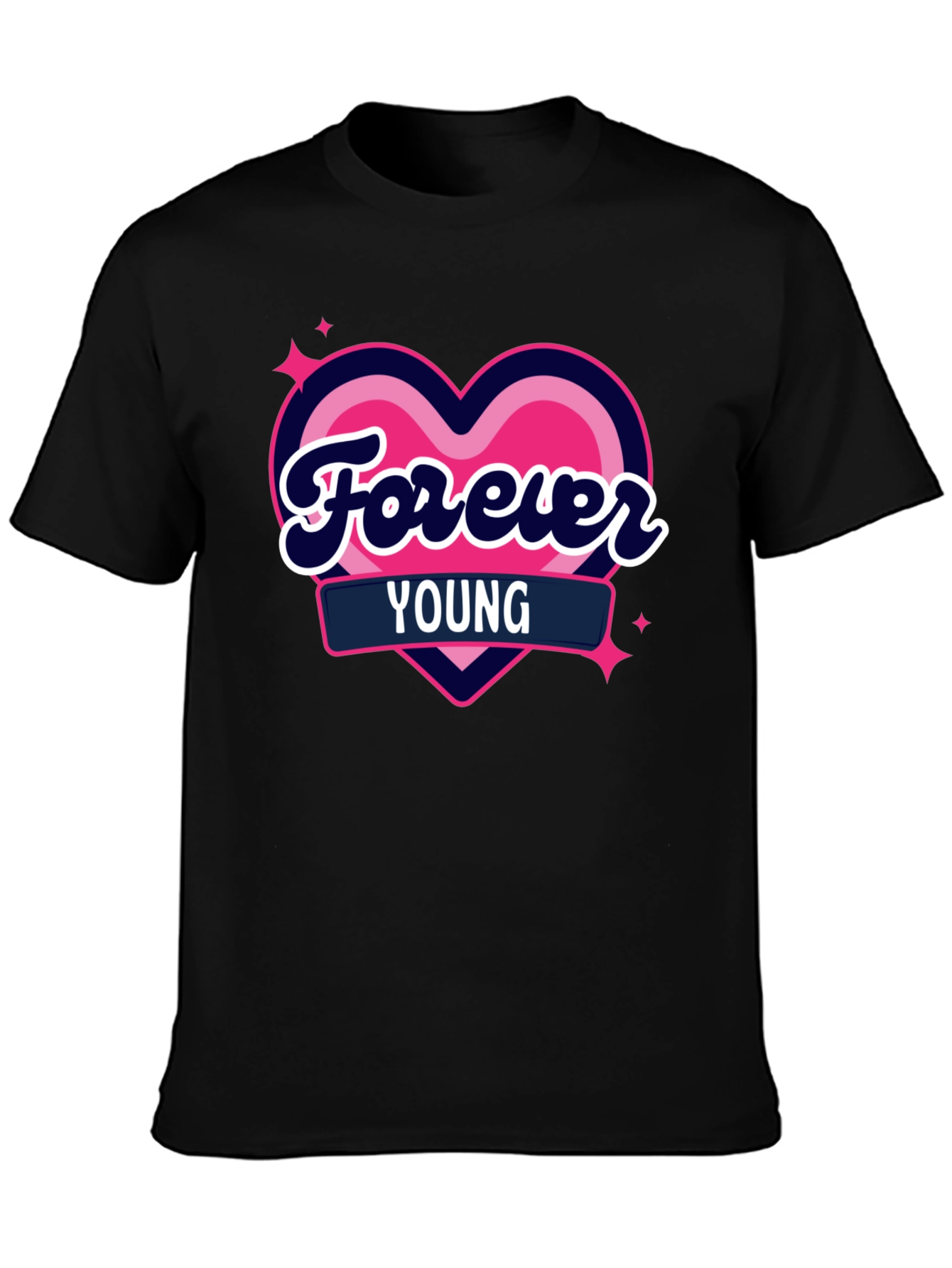Forever Young Heart Graphic Tee