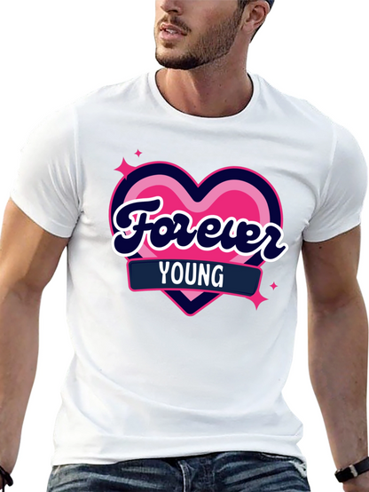 Forever Young Heart Graphic Tee