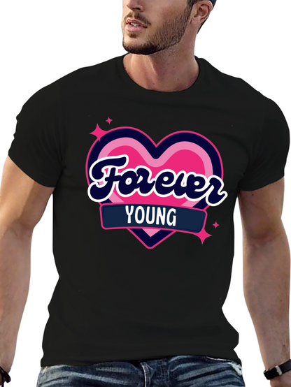 Forever Young Heart Graphic Tee