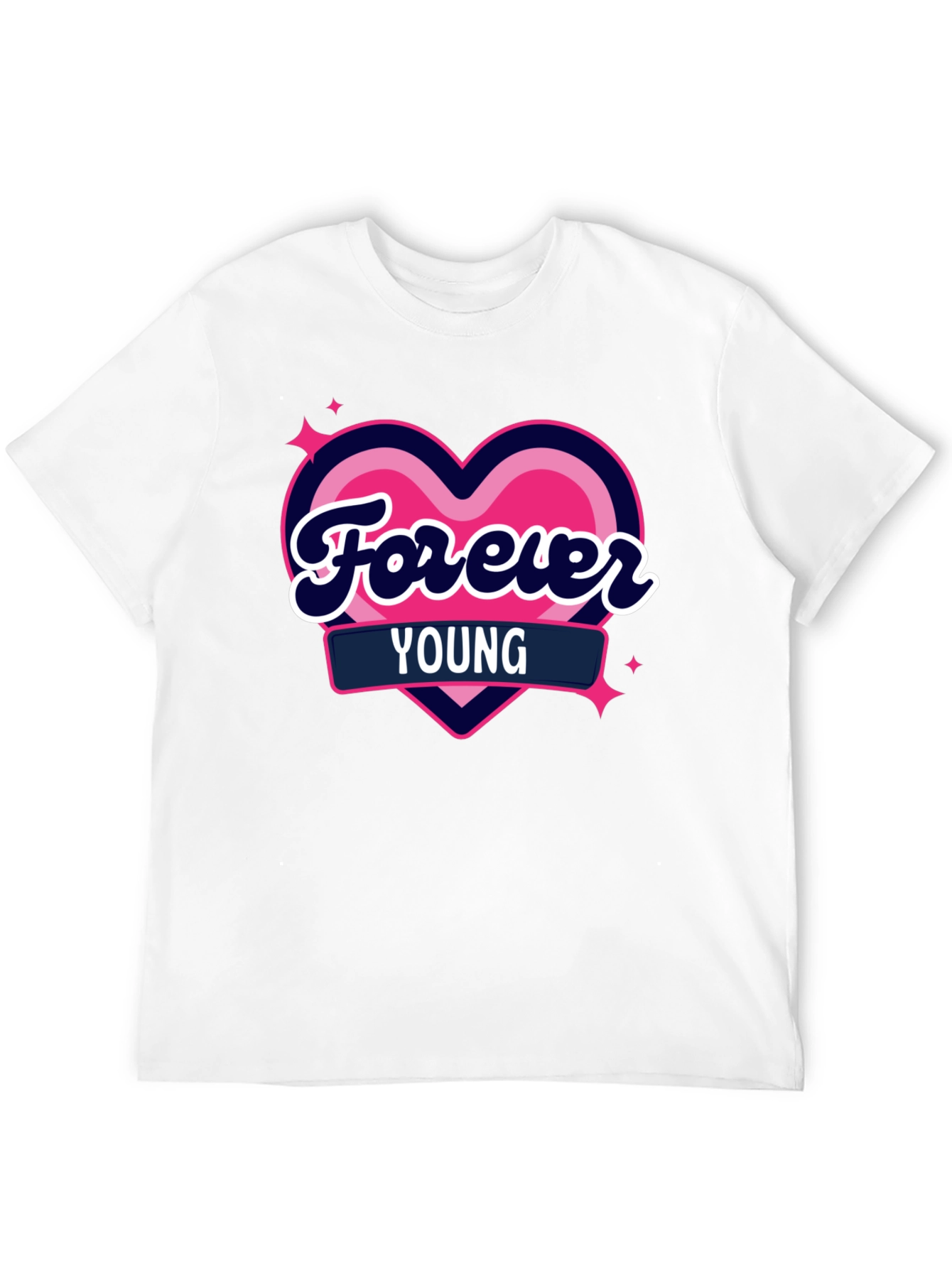 Forever Young Heart Graphic Tee