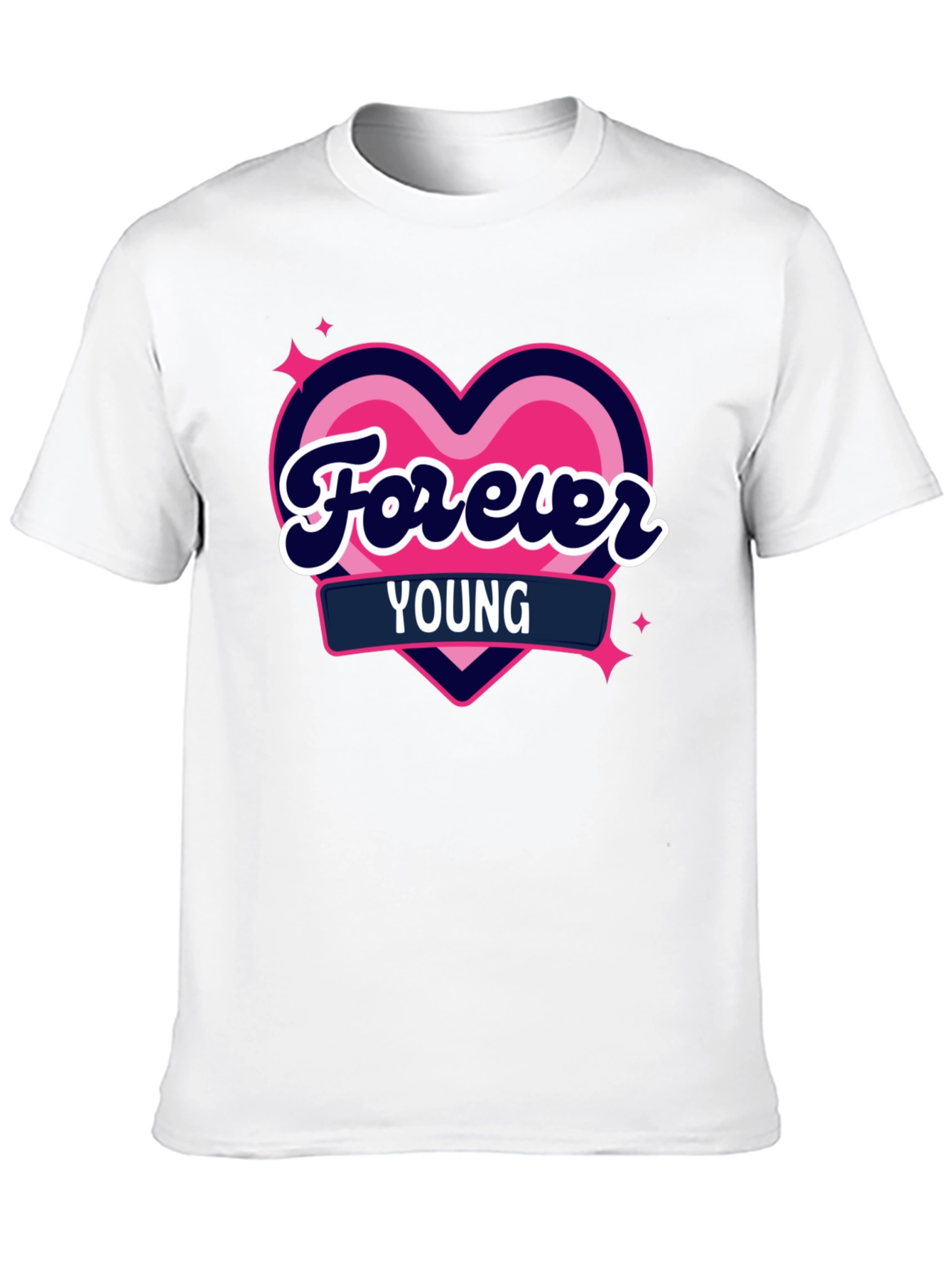 Forever Young Heart Graphic Tee