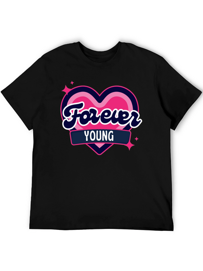 Forever Young Heart Graphic Tee
