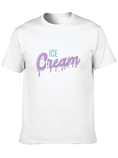 Ice Cream Drip Graphic Tee - Cool Casual Style