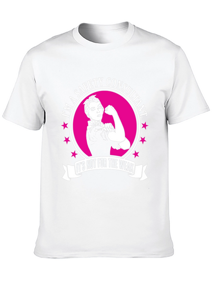 Safety Consultant T-Shirt - Strong Woman Graphic