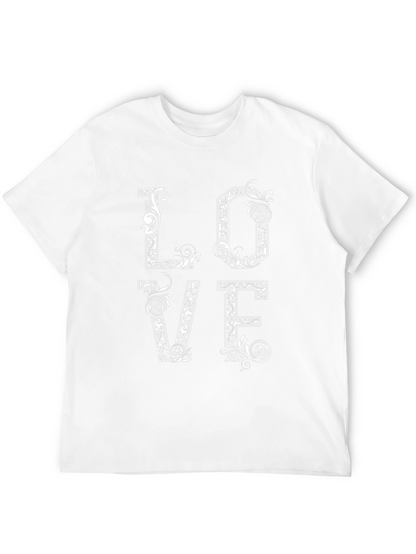Love Graphic Print T-Shirt - Black