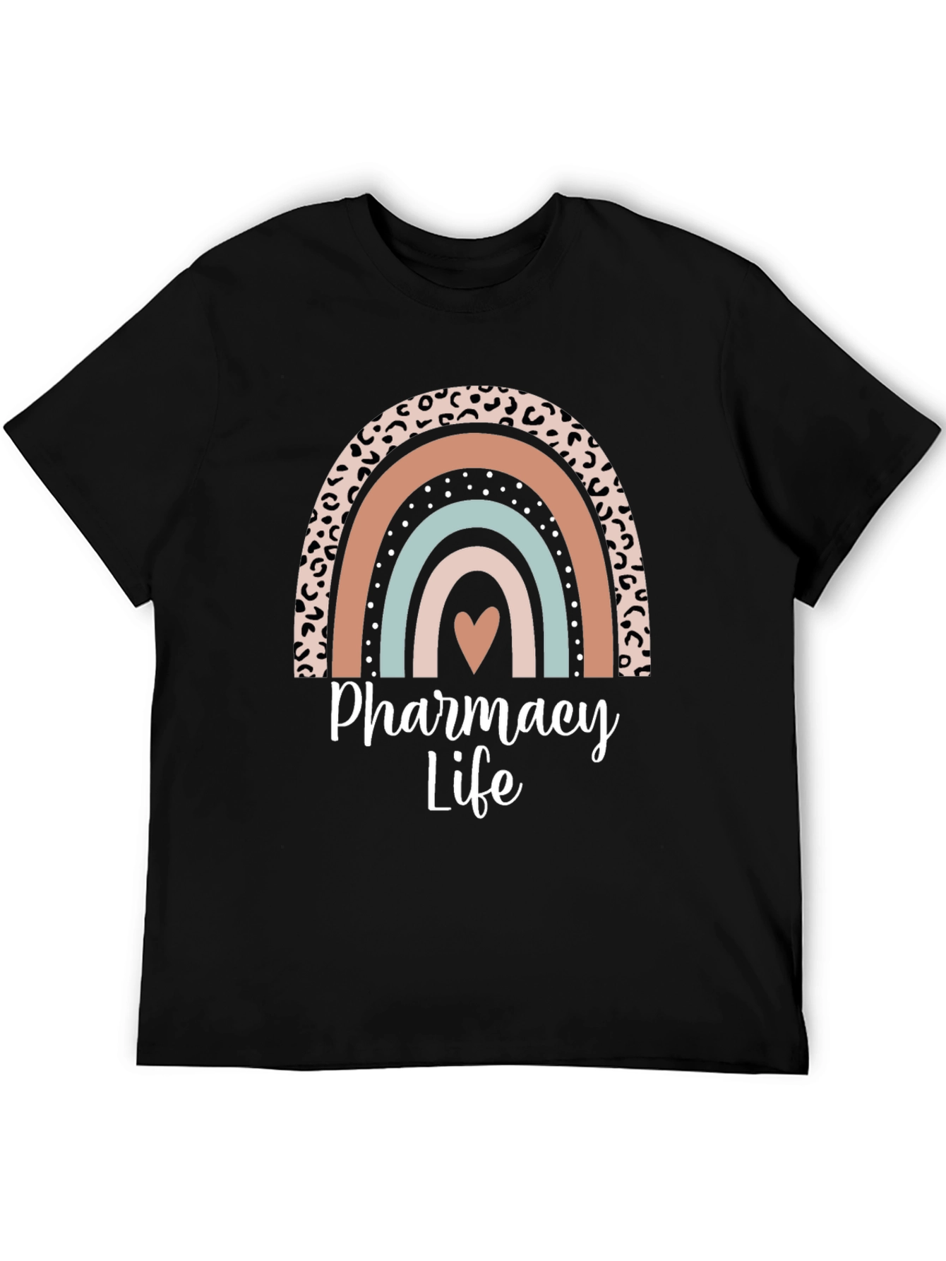 Pharmacy Life Rainbow Graphic T-Shirt