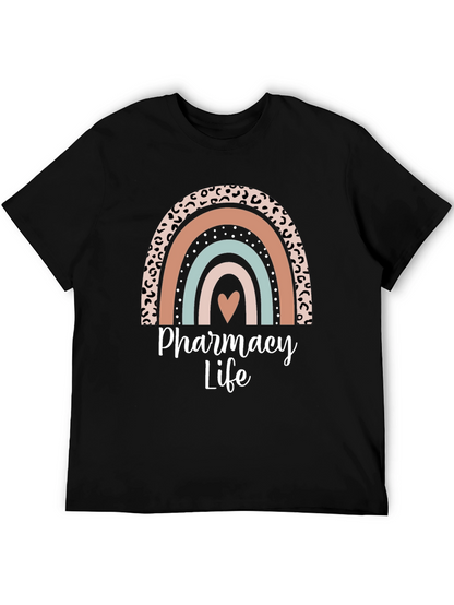 Pharmacy Life Rainbow Graphic T-Shirt