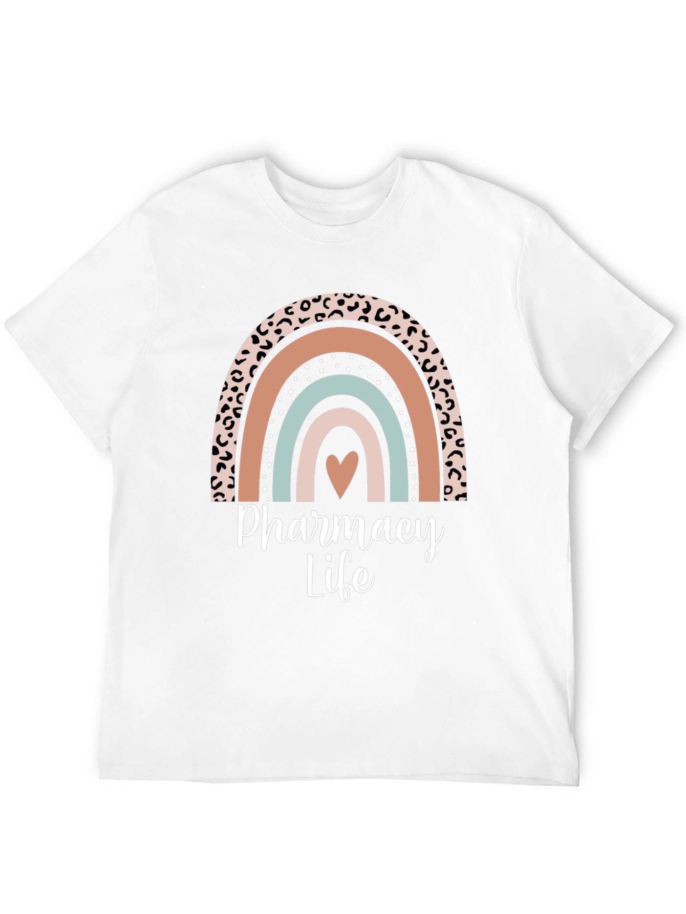 Pharmacy Life Rainbow Graphic T-Shirt