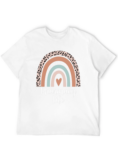Pharmacy Life Rainbow Graphic T-Shirt