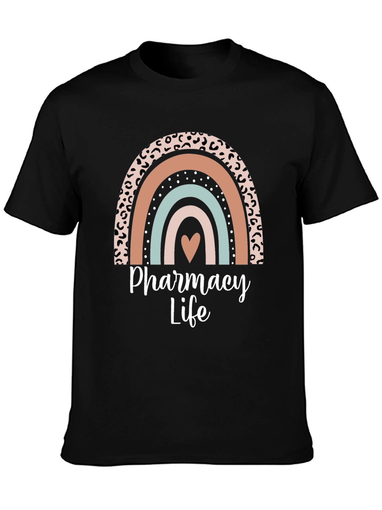 Pharmacy Life Rainbow Graphic T-Shirt