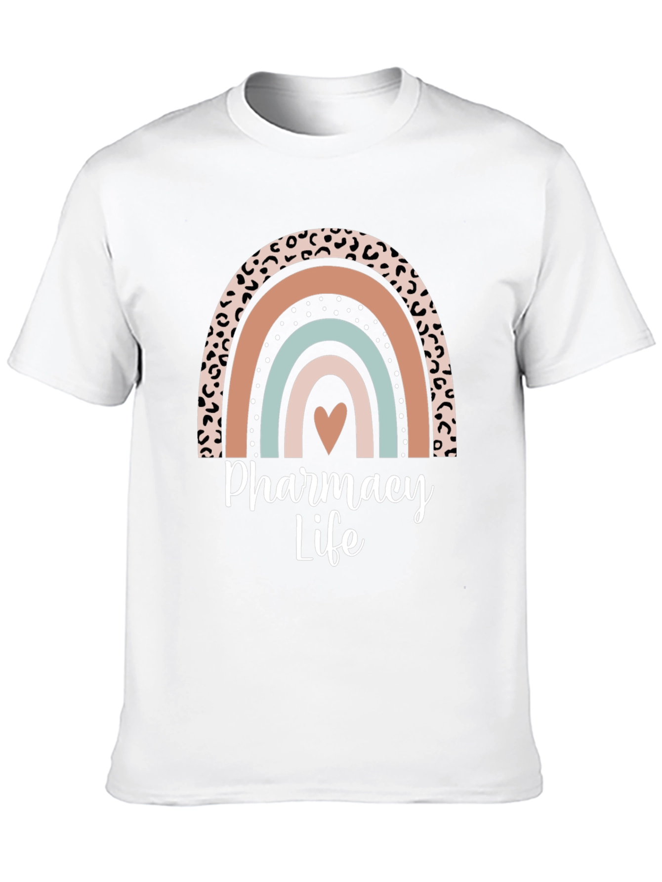 Pharmacy Life Rainbow Graphic T-Shirt