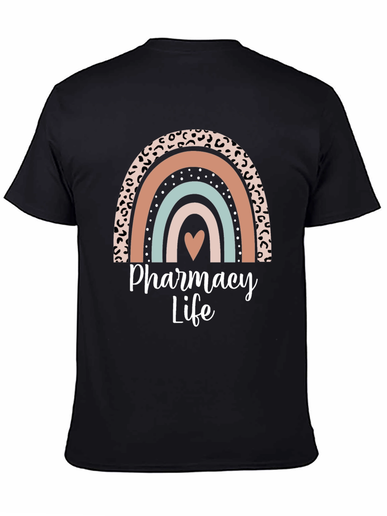 Pharmacy Life Rainbow Graphic T-Shirt