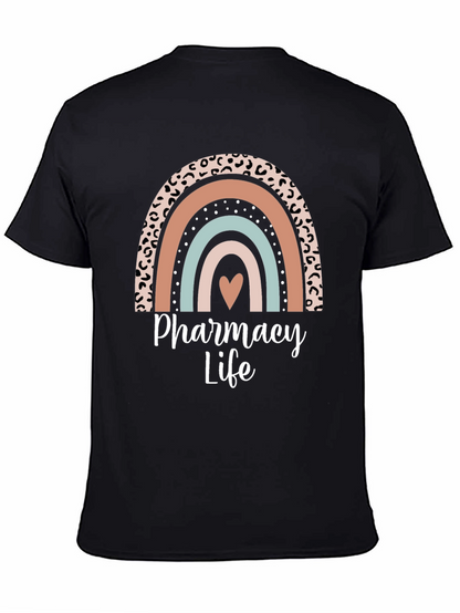 Pharmacy Life Rainbow Graphic T-Shirt