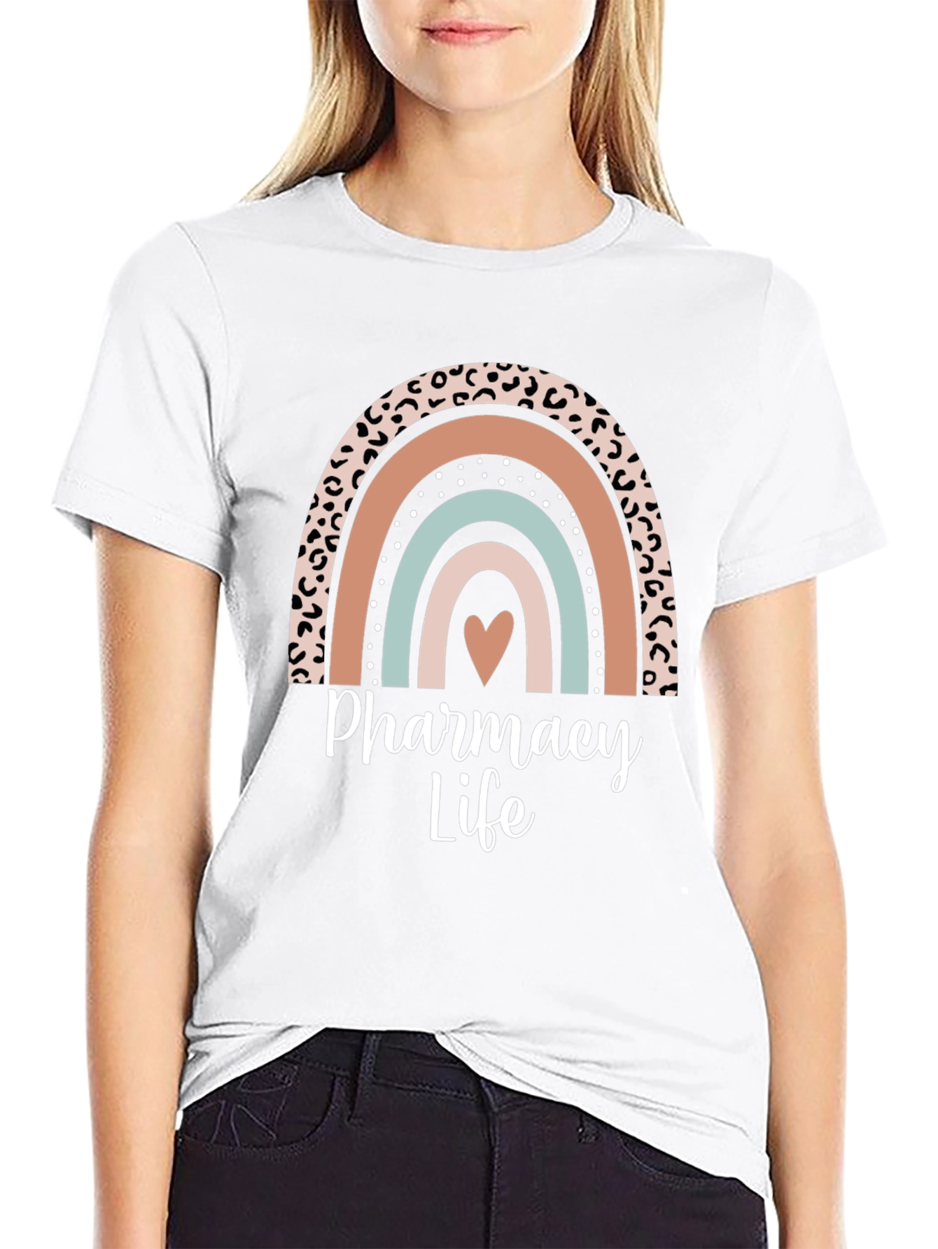 Pharmacy Life Rainbow Graphic T-Shirt