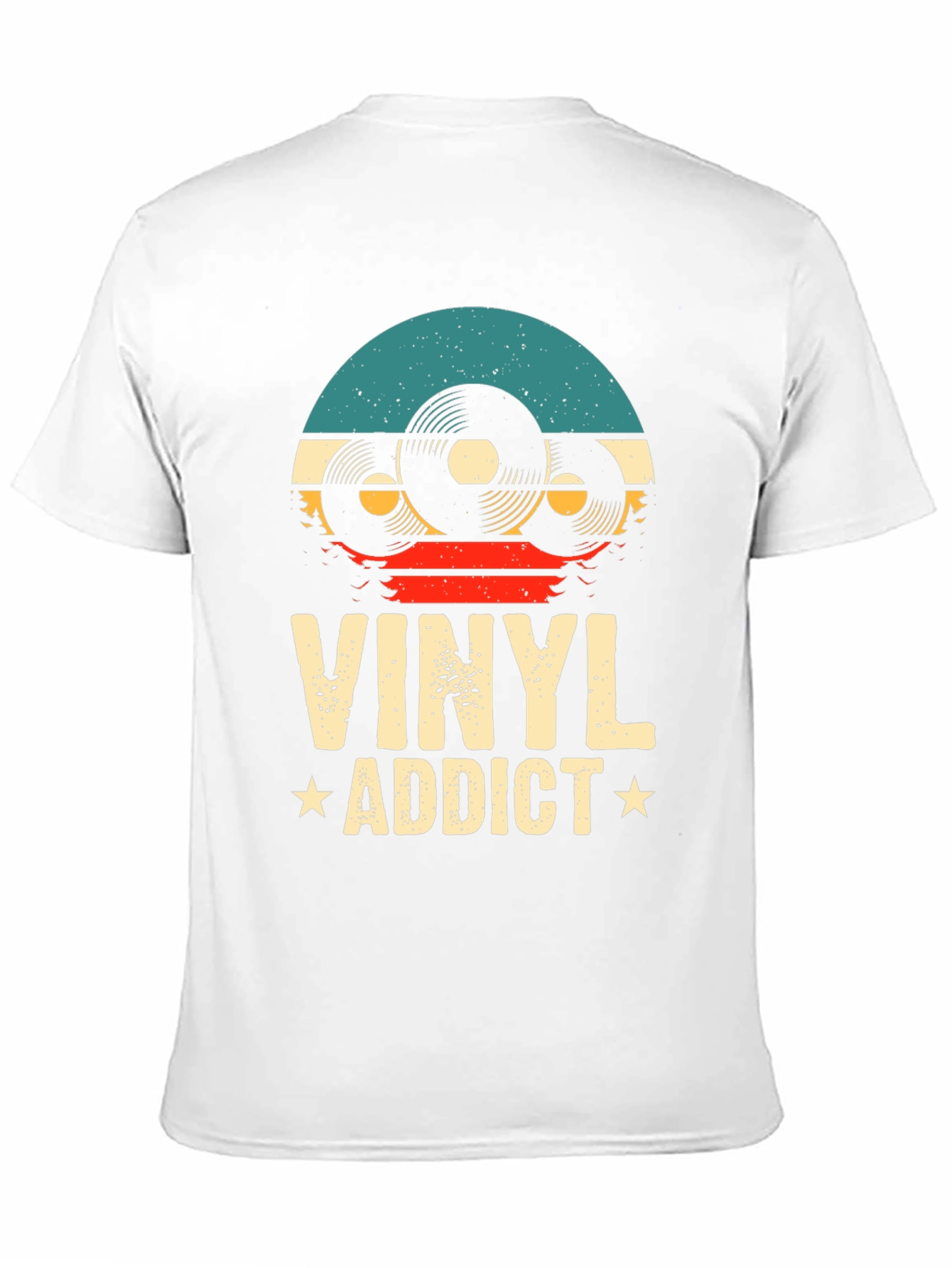 Vinyl Addict T-Shirt: Retro Music Lover Tee