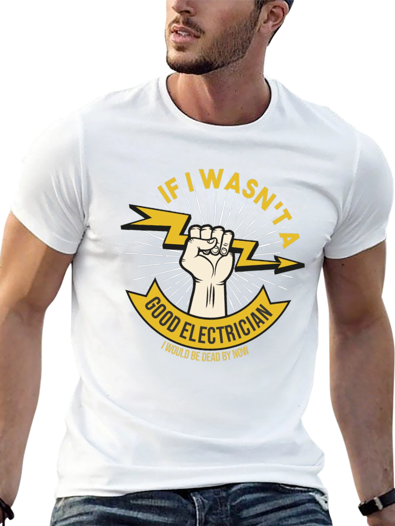 Good Electrician Graphic T-Shirt - Humor Tee
