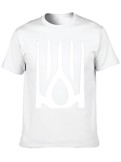 Ukrainian Trident T-Shirt - Black Cotton Blend Tee
