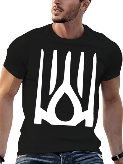Ukrainian Trident T-Shirt - Black Cotton Blend Tee