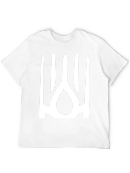 Ukrainian Trident T-Shirt - Black Cotton Blend Tee