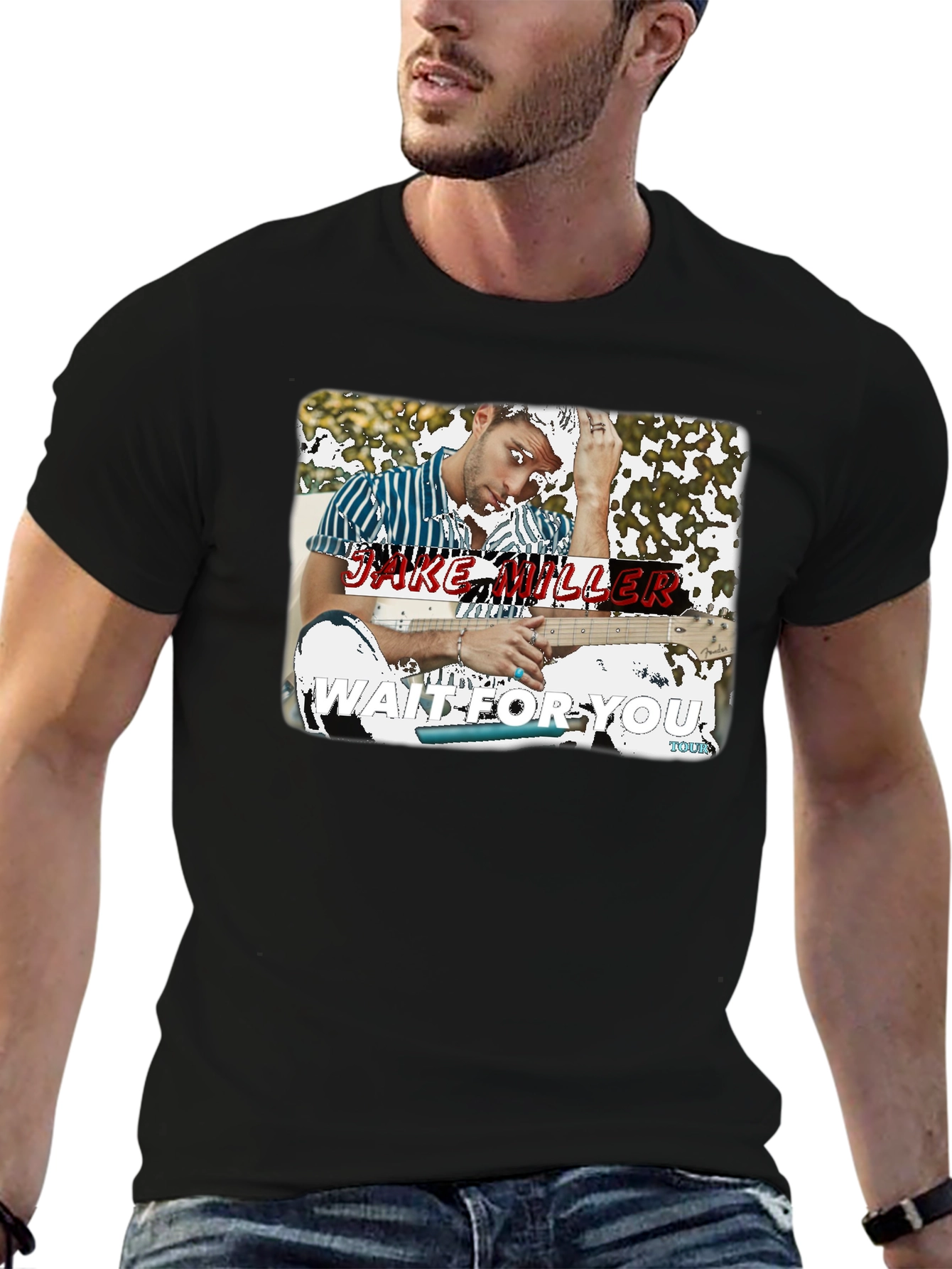 Jake Miller Wait For You Tour Black T-Shirt