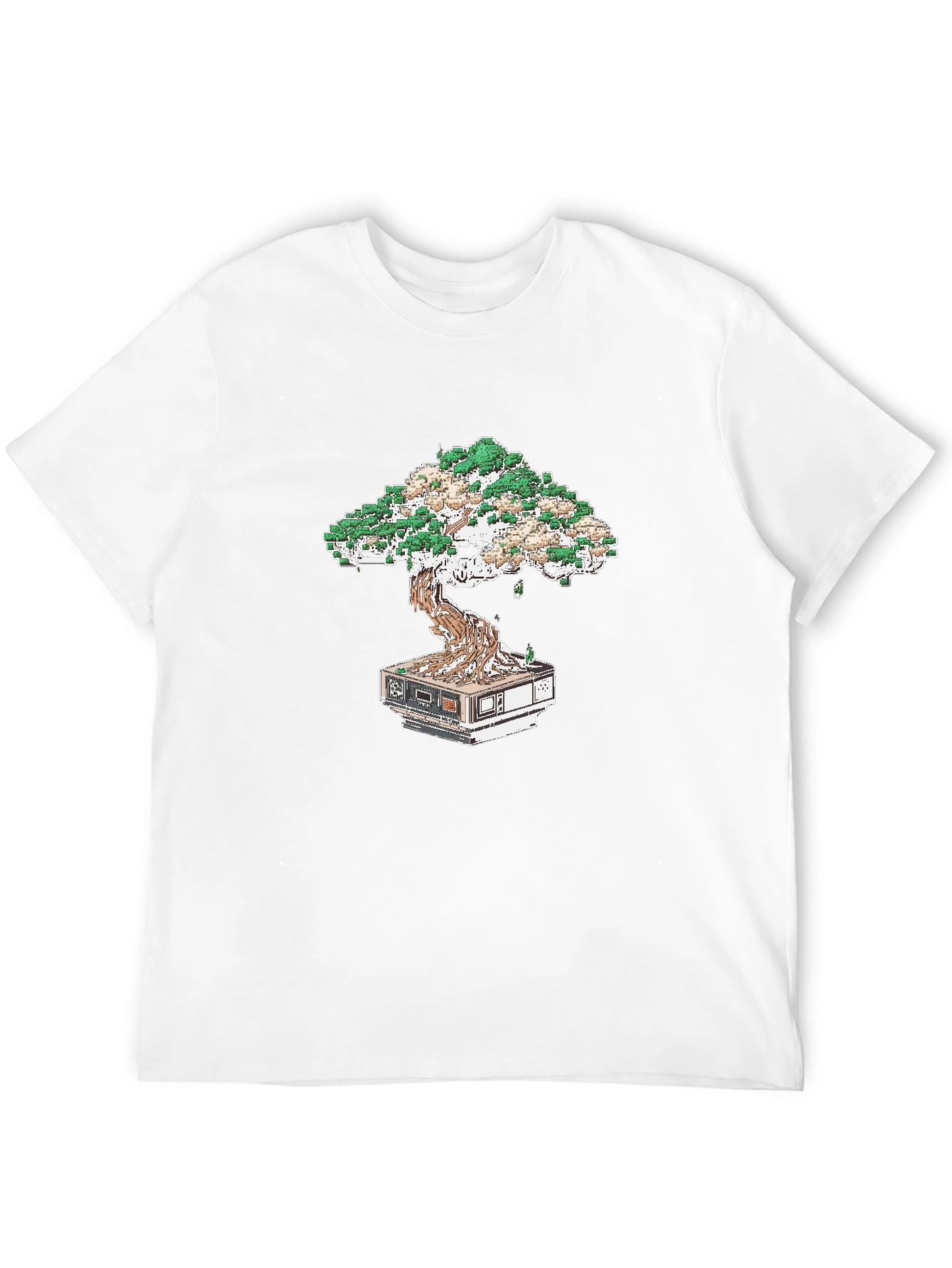 Tech Bonsai Tee: Cool Geeky Style