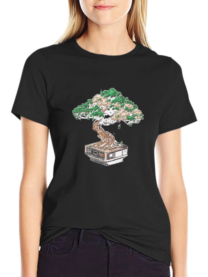 Tech Bonsai Tee: Cool Geeky Style