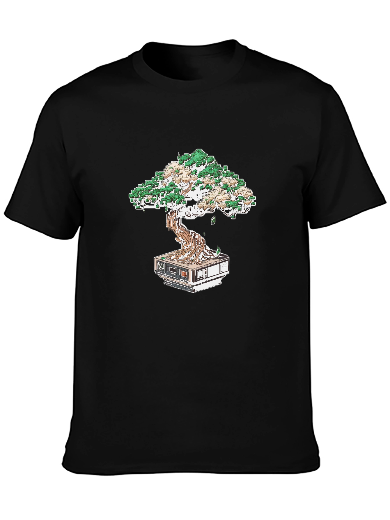 Tech Bonsai Tee: Cool Geeky Style
