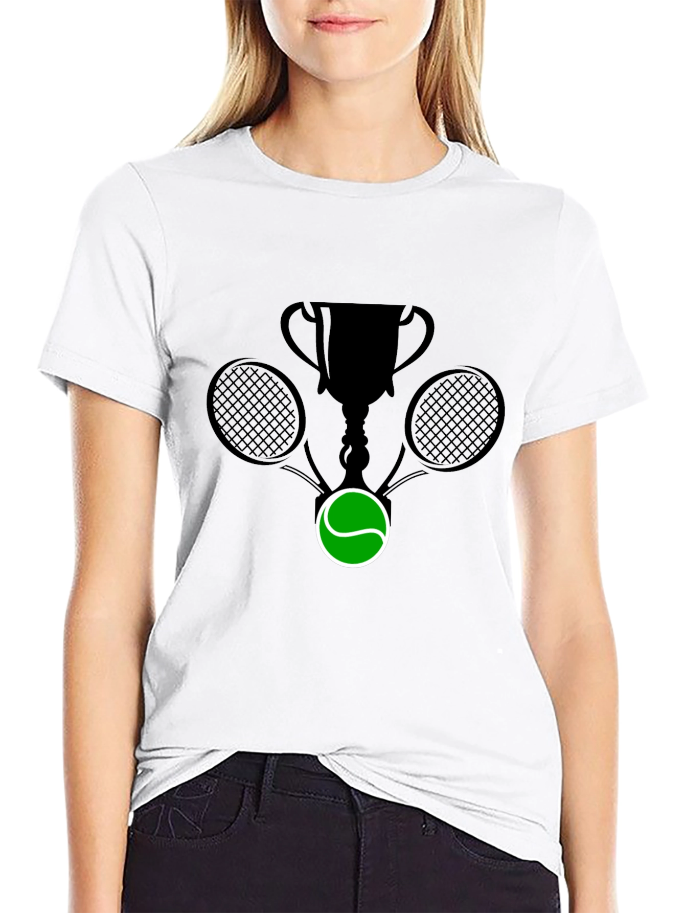 Tennis Trophy Graphic T-Shirt
