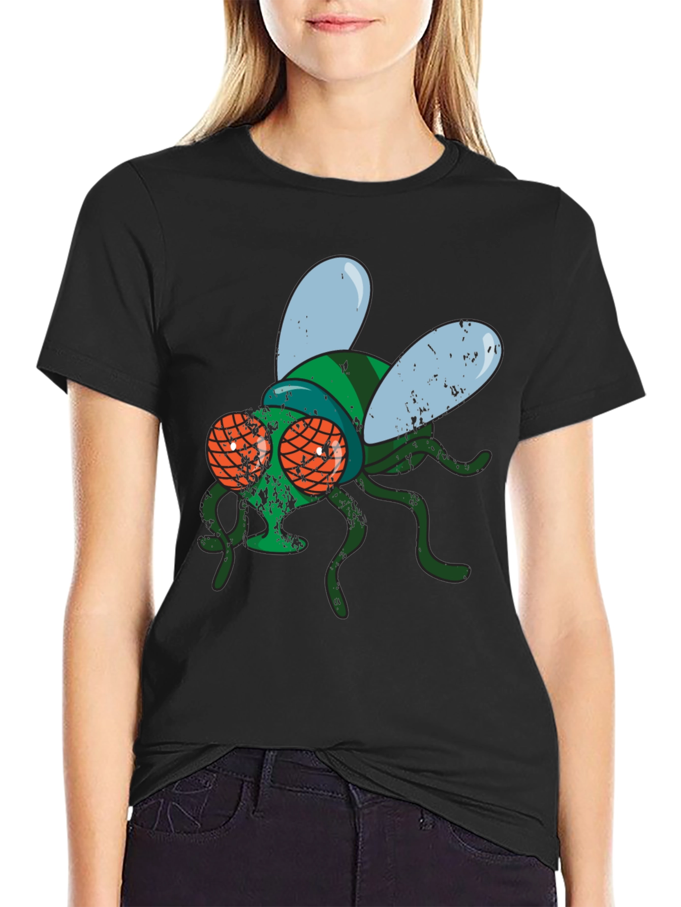Fly Graphic Print Mens T-Shirt